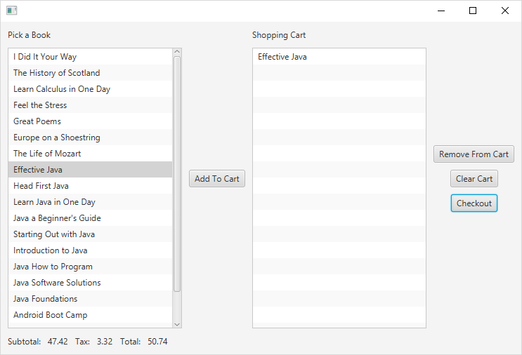 BookPrice.txt. This file contains the names and prices of various books, formatted