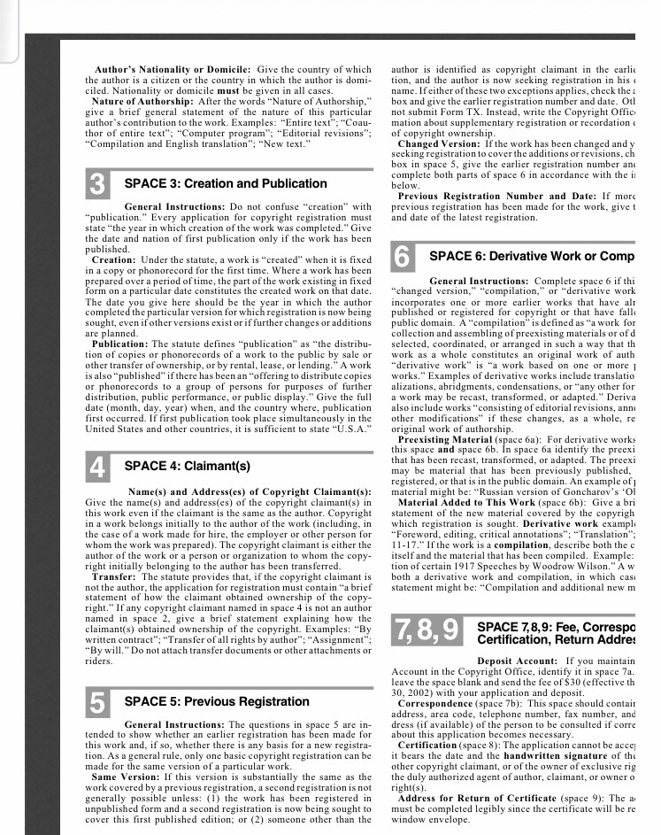 a data model technique using complex real/realistic forms Instructions for the assignments