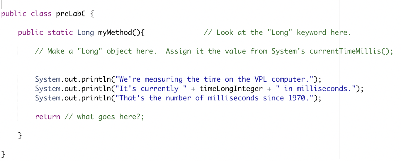 Java provides a System method called currentTimeMillis() that tells you the
