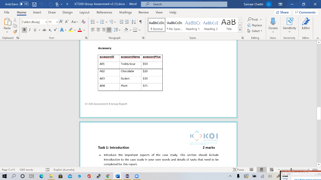 A Aa A ALI I u X, X? ADA I Normal I
