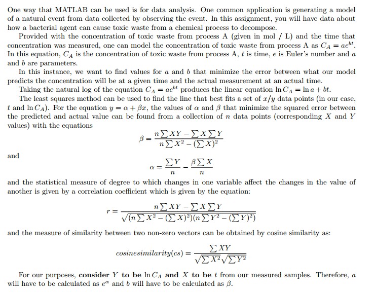 using Matlab I need a basic idea about the format of this