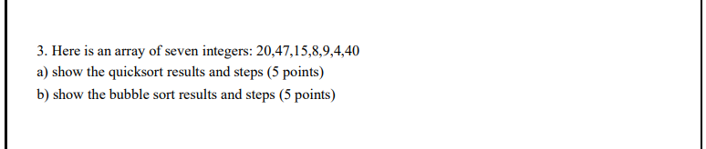 i need the both answers step by step a & b 3.