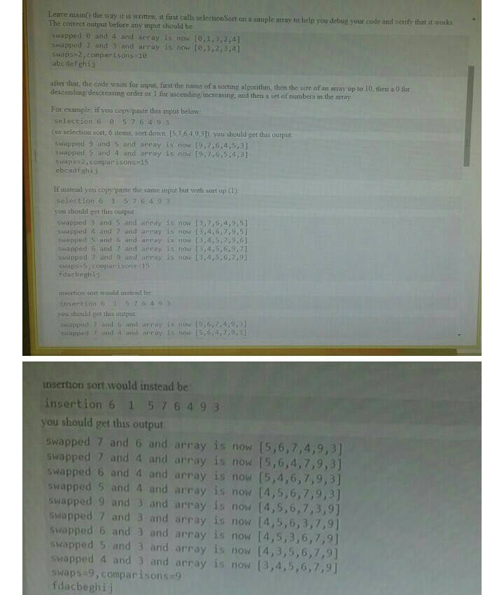 #include using namespace std; //function to display an array void display(int *a,