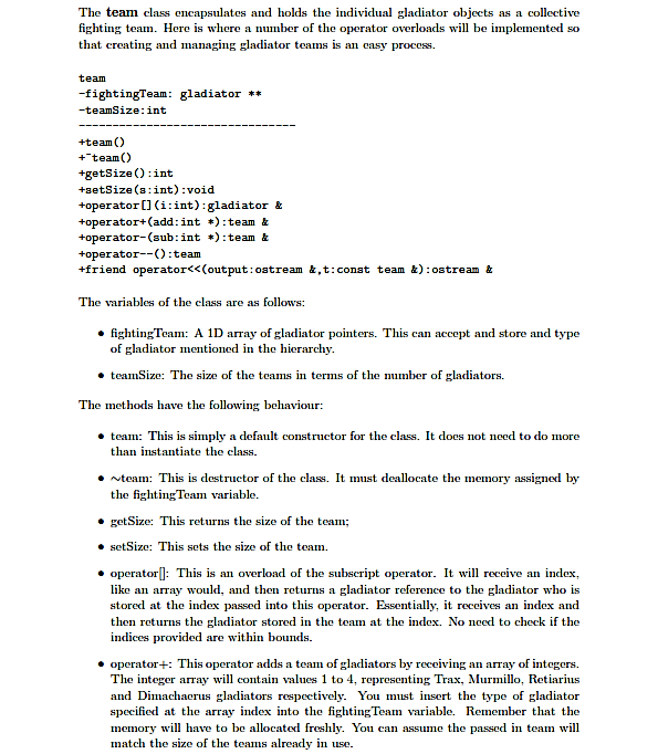 write a c++ program. Define your class in a header file and