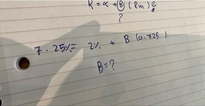  7.25%=2%+B(0.725)