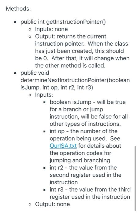 pointer" The branching unit keeps track of which instruction we are working