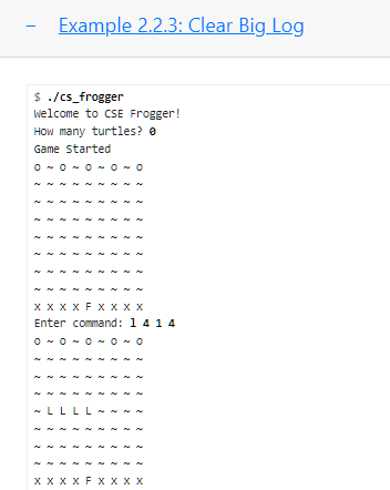 Set bottom row to BANK with Frogger in the middle if (col