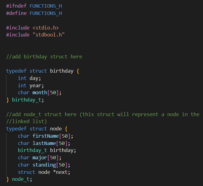 to work). The goal of the program is to read a file,