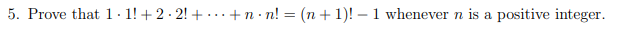  11!+22!++nn!=(n+1)!1