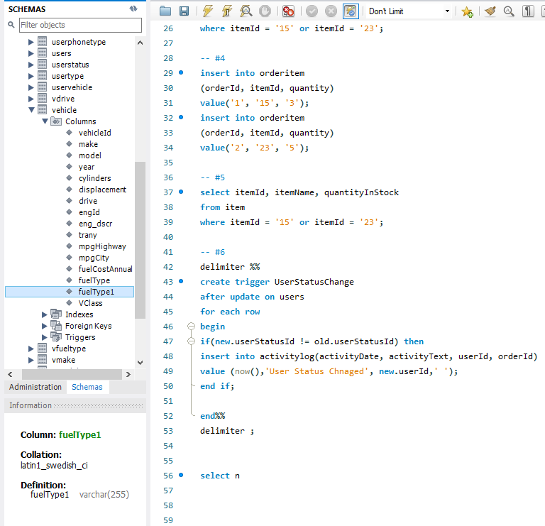 Write a SQL with inline view to find the number of