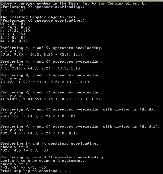 Complex class(attached) enables operations on so called complex numbers. These are numbers