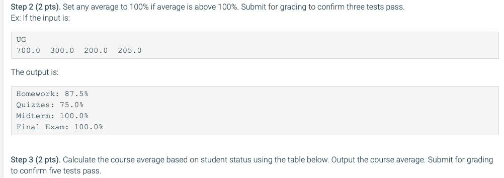Exam: 100.0% 4: Compare output ^ 0/1 File "main.py", line 6 String