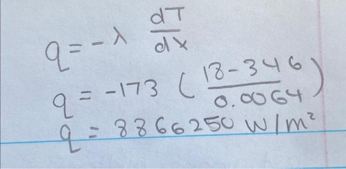 plate (=14474kg/m3,cp=358j/kgK,=173W/mK) separates a constant temperature heat source (Th=346C ) from a