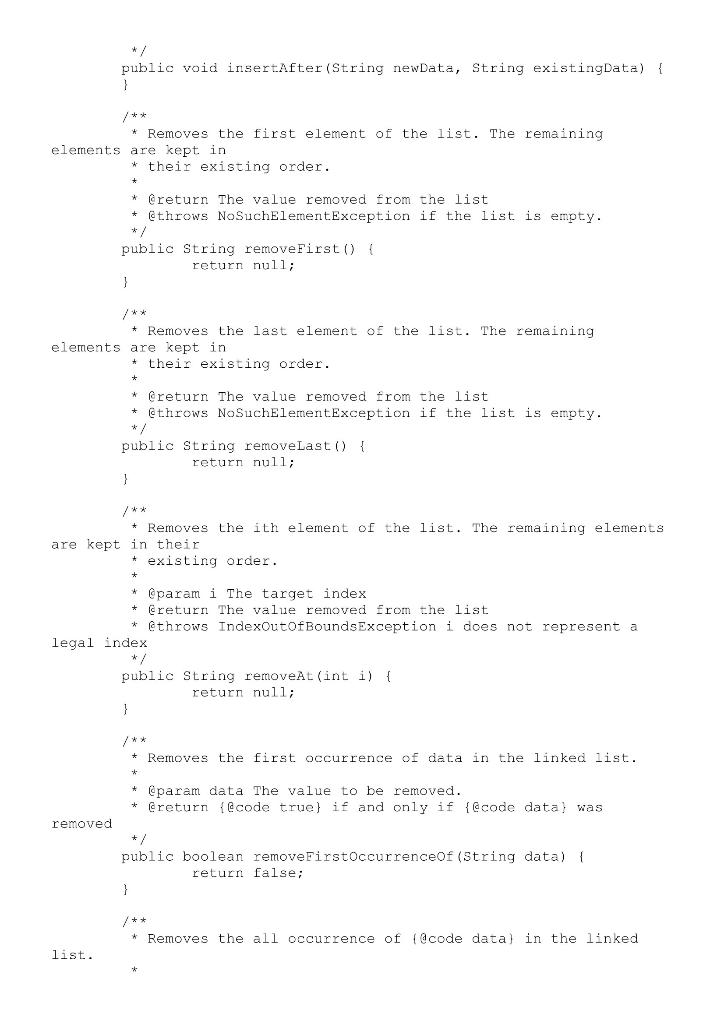 put package statements in your code. All of your code must reside