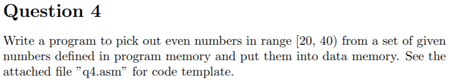  only write the code is asm assembly language code template below: