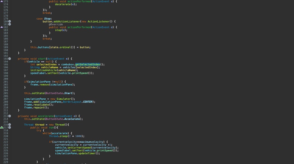 else if(vehicleName.equals("Bus")) { vehicle = new Bus ("Aero"); } else if(vehicleName.equals("Car")) {