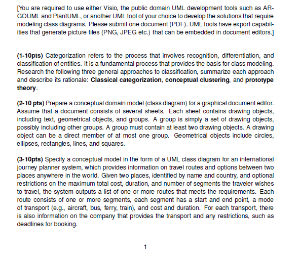 (5-16pts) . (a-8pts) Prepare a class model to describe undirected graphs. An