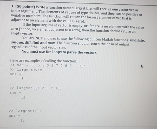  please use MATLAB coding to solve the question and please explain