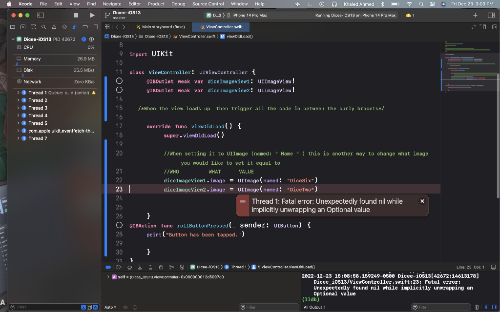 Does anyone know why im getting this error? import UTKit class ViewController: