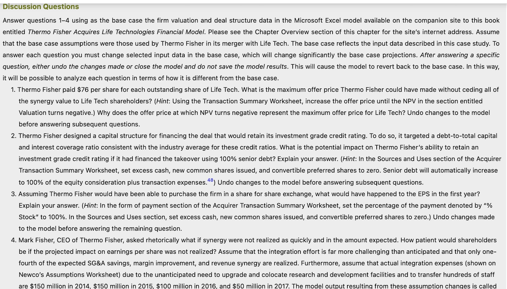 structures are consistent with maintaining or achieving a desired credit rating -