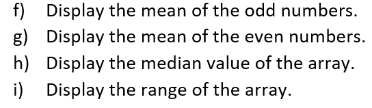 needed. Do not use any other collection such as Lists, ArrayLists, Dictionaries,