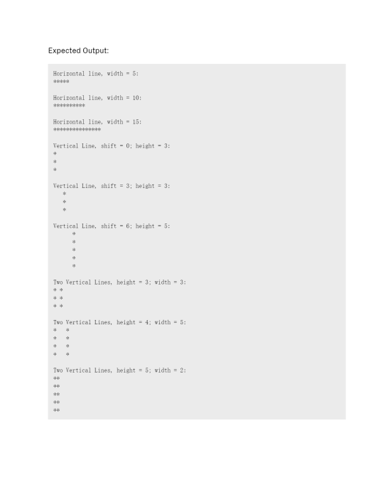 \( \begin{array}{ll}\text { \# function: horizontal_line } \\ \text { \# input: