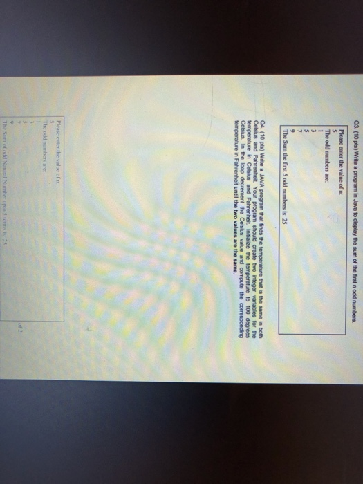  3 and 4 please 03. (10 pts) Write a program in