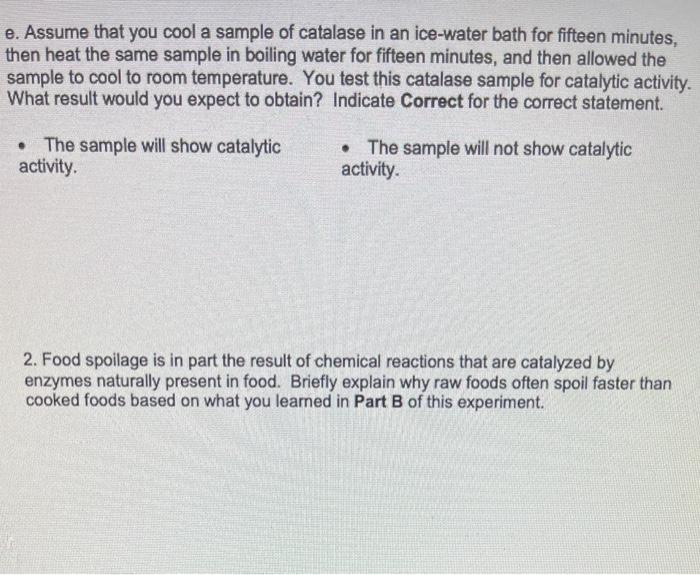 in Part B. Record your observations below. Test Tube #14 had the