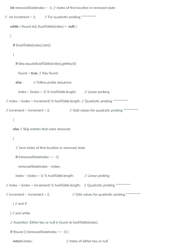 be prime private static final int MAXCAPACITY =10000; // The hash table: