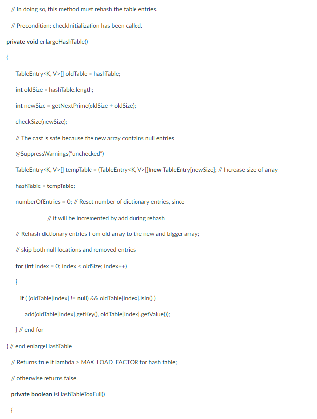 final int MAXSIZE=2MAX_CAPACITY; private boolean initialized = false; private static final double