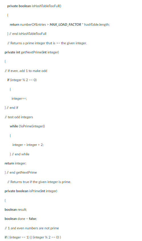 MAX_LOAD_FACTOR =0.5;// Fraction of hash table that can be filled public HashedDictionary()