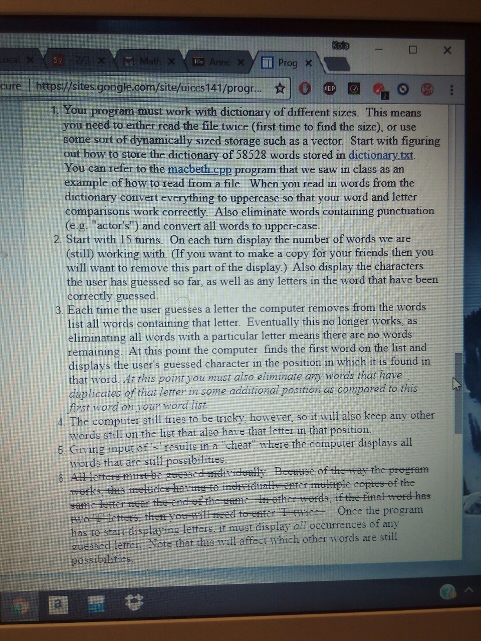 [Corrected sample output and rubric still to come ..] Write a program