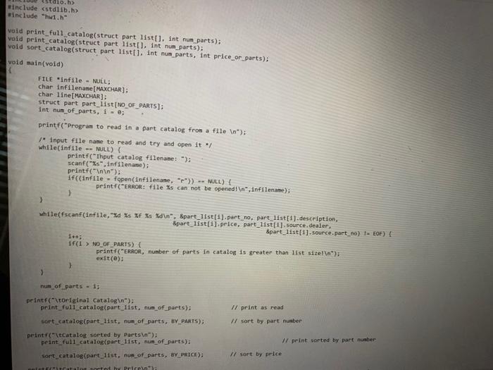 Modify the program to take command line arguments using arge and argv[]