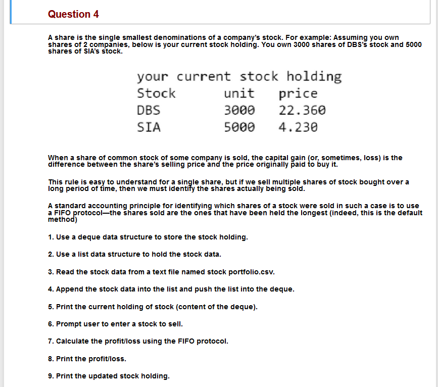 Python. Need help with this question, if you could explain the code