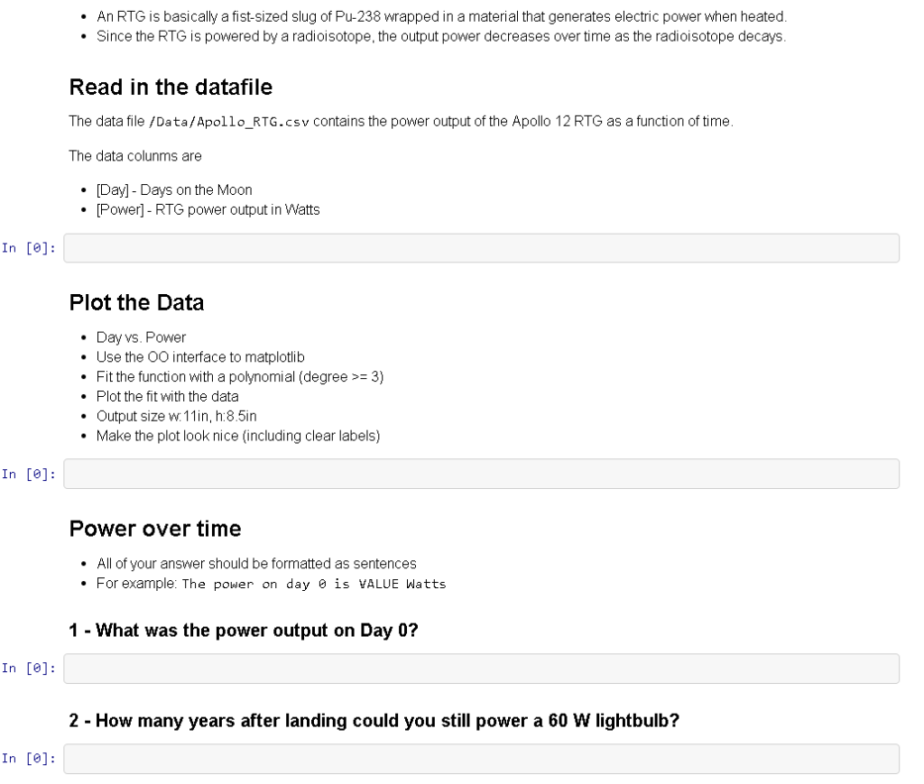 Thank you! First Last- Fitting Data In [0]: %matplotlib nline import matplot14b.pyplot