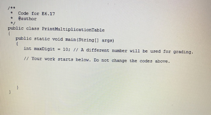 like this: 2 4 6 8 10 12 14 16 18 20