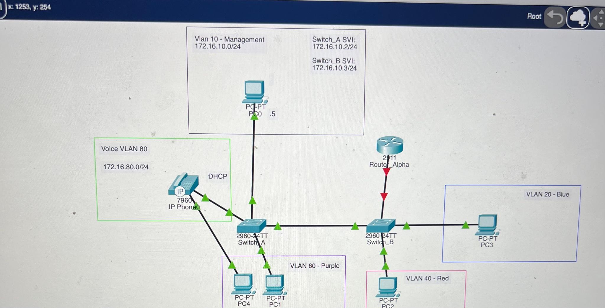  Module 2 Lab-PrepUse the following instructions and the topology shown in