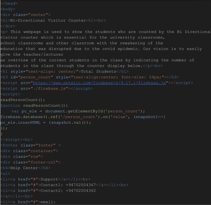 codes. When it is runing errors are not showing but when fire