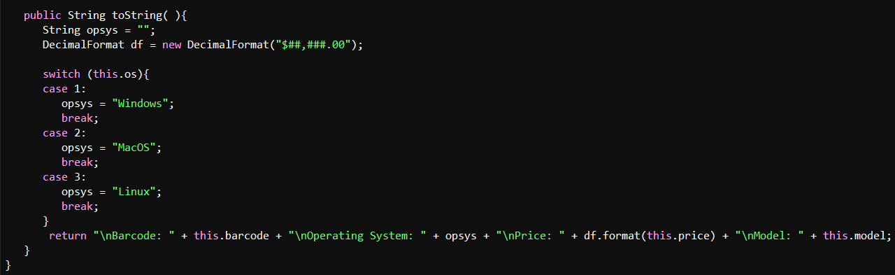 need to do the following: Modify Computer.java so that it will implement