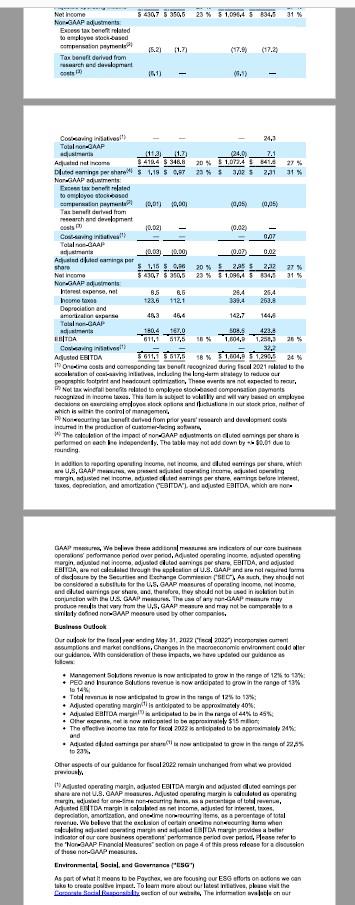 states that these are non-GAAP measures. Help me understand what each of