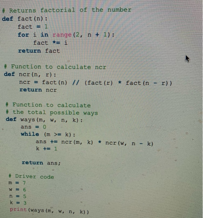implement it in Python! Using variables it runs great BUT if i