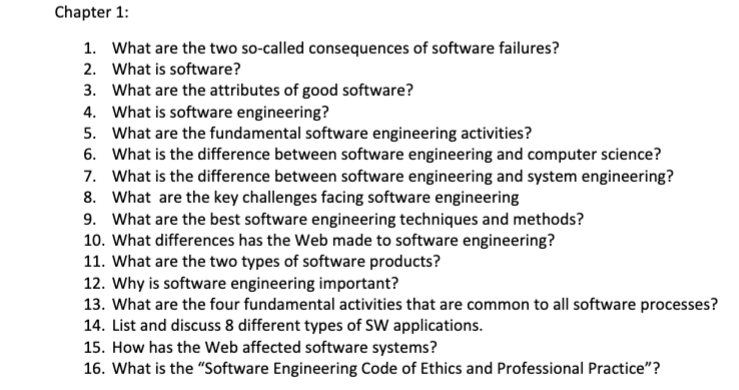  Software Engineering - 10th edition - Ian Sommerville Chapter 1: 1.