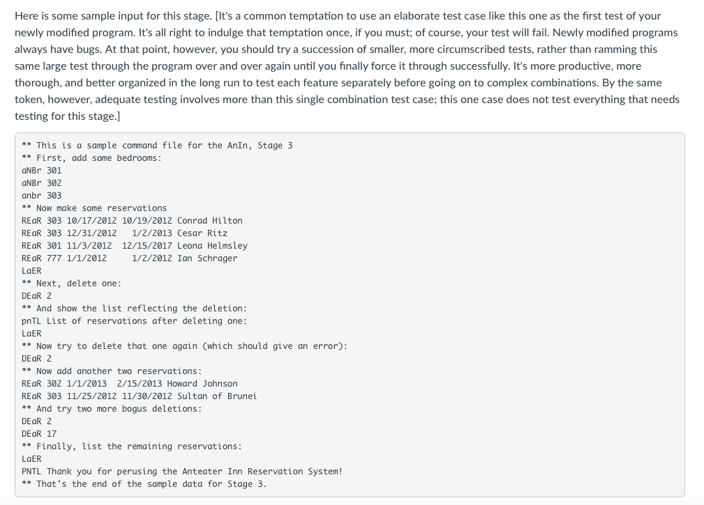 As always, be sure to keep a copy of each completed stage.