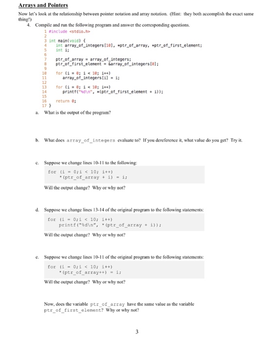  rrays and Pointe Now let's look at the relationship between pointer