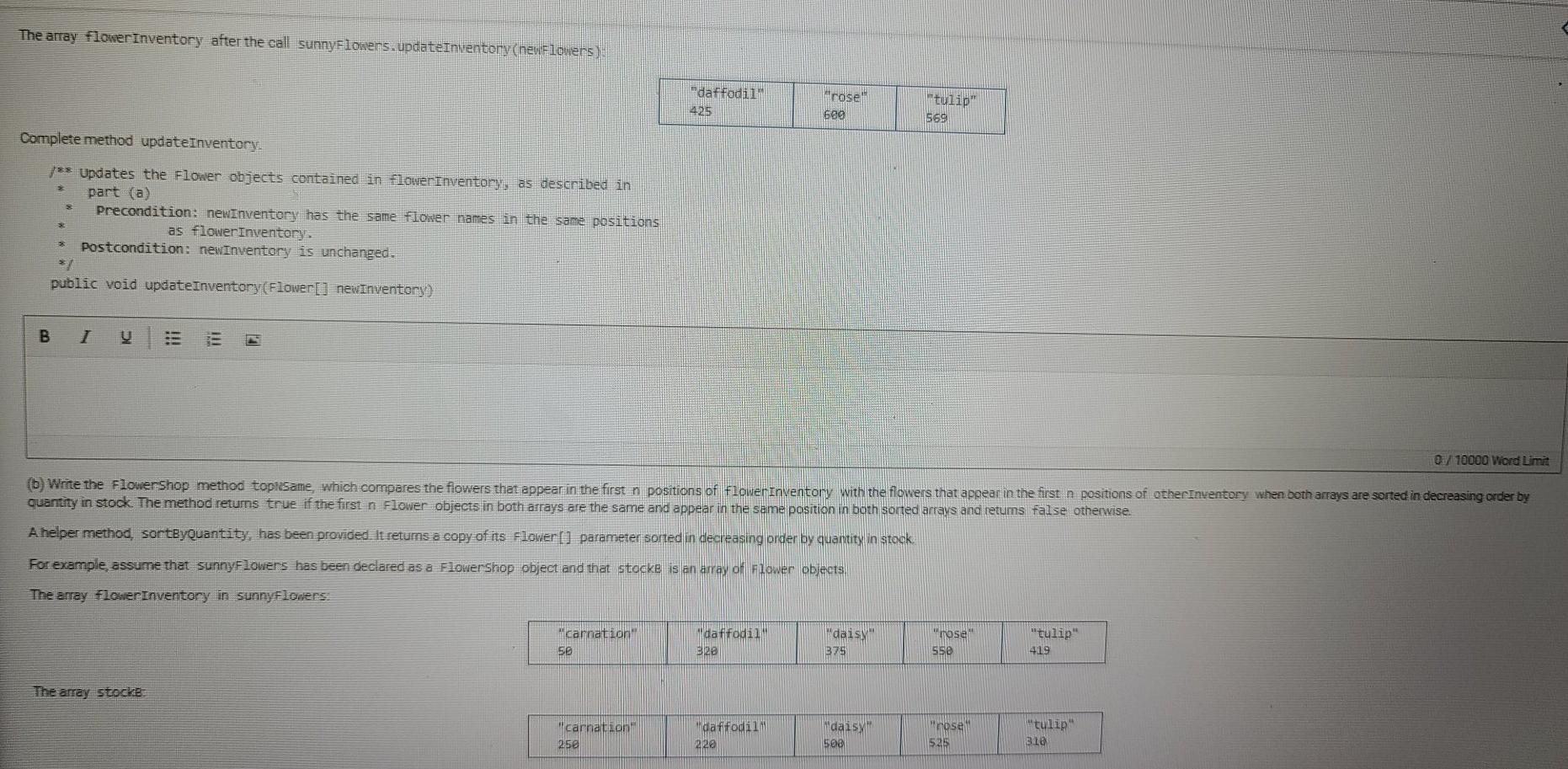 in the Java Quick Reference have been imported where appropriate. Unless otherwise