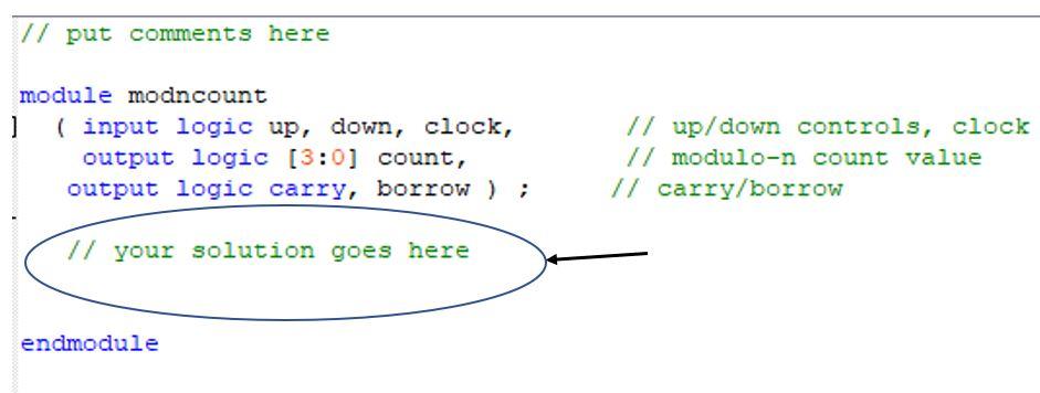 7 segment display: / Use this file as your 'lab3' project top
