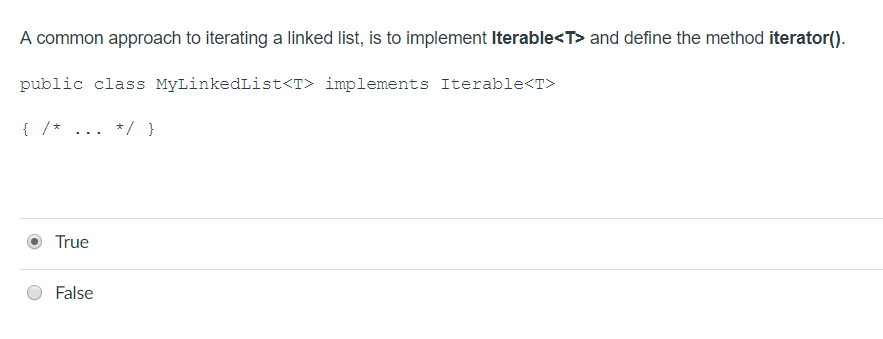 Can you help me solve the java problems? Match the item on