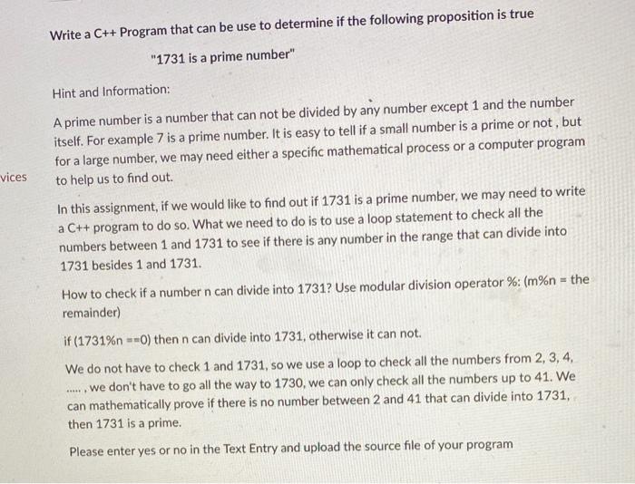 c++ Write a C++ Program that can be use to determine if
