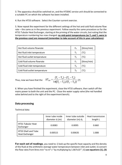 transfer coefficient and on the effectiveness of a heat exchanger (HE) of: