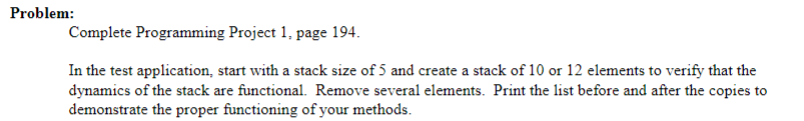 /** A class of stacks whose entries are stored in an array.